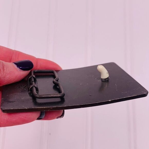 Vintage Firearms Legal Defense Fund Solid Brass Belt Buckle‎ 3.25"x2.5" - Picture 6 of 6